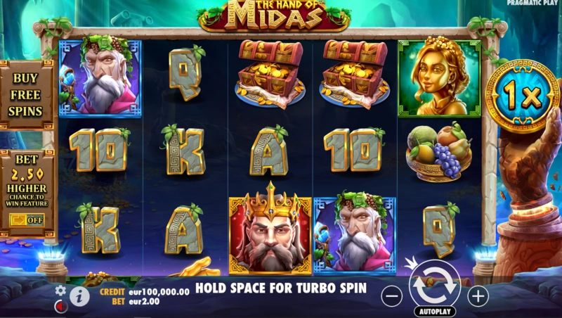 Hand of Midas slot demo